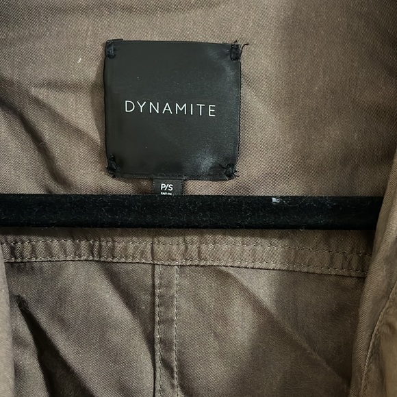 Women’s small brown dynamite jacket that is adjustable - Picture 2 of 4